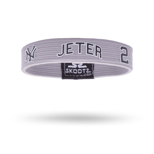 New York Yankees Derek Jeter MLB Wristbands (Gray)