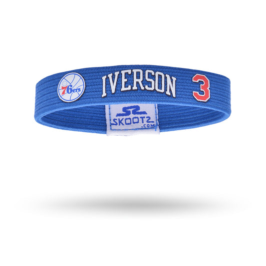Philadelphia 76ers Allen Iverson NBA Wristbands