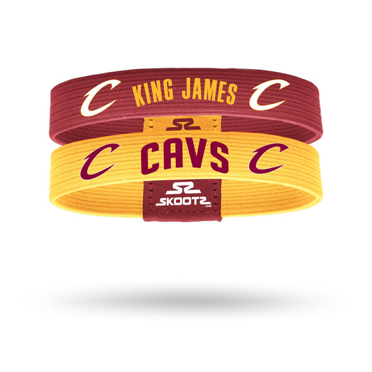 NBA Bracelets of King James Cavaliers 2 Pack Wristband