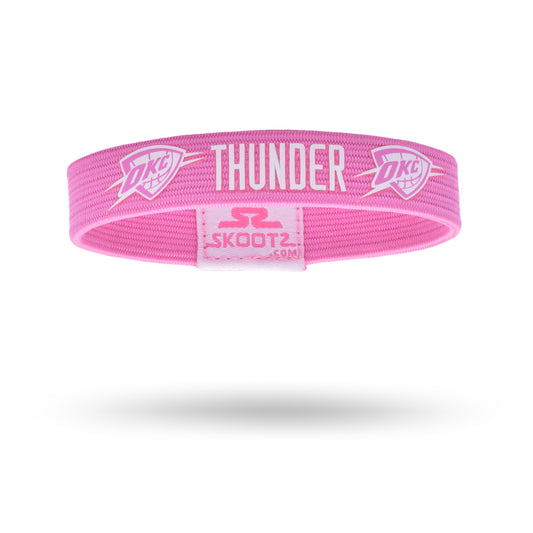 Oklahoma City Thunder Pink NBA Wristbands