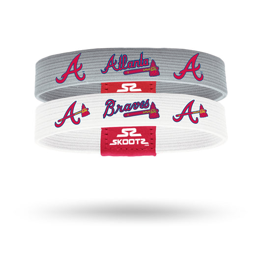Atlanta Braves MLB 2 Pack Wristbands