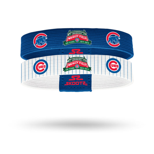 Chicago Cubs MLB 2 Pack of Wristbands