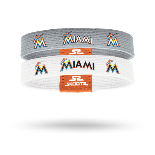 Miami Marlins 2 Pack MLB Wristbands | MLB Gifts