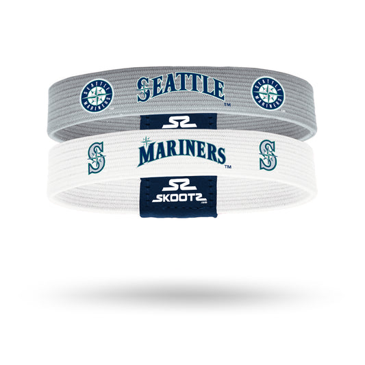 Seattle Mariners MLB 2 Pack Wristbands