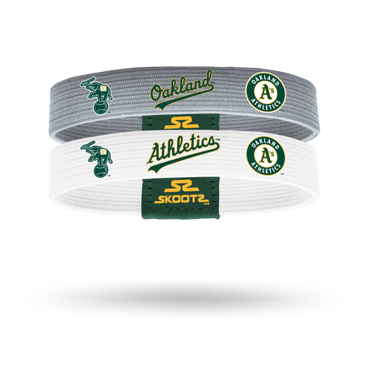 Oakland Athletics MLB 2 Pack Wristbands