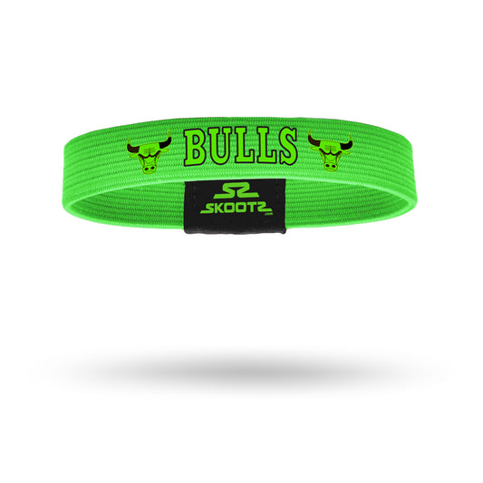 Chicago Bulls Neon Green NBA Wristbands