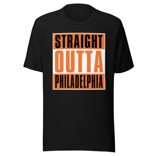 Straight Outta Philadelphia (Flyers) NHL T-Shirt | Sports Fan T-shirts