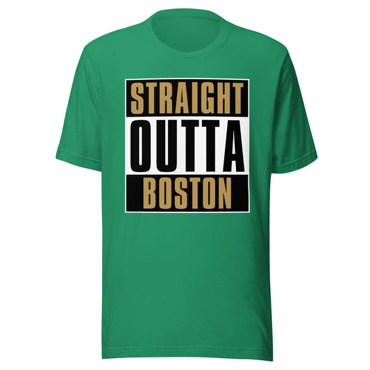 Straight Outta Boston (Celtics) NBA T-Shirt | Sports Fan T-shirts