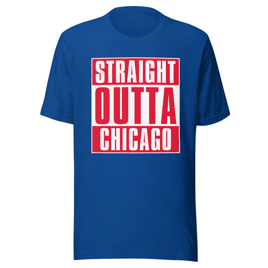 Straight Outta Chicago (Cubs) MLB T-Shirt | Sports Fan T-shirts