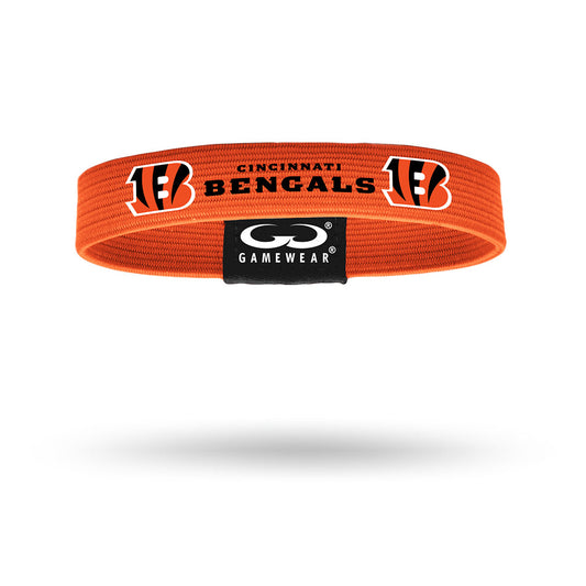 Cincinnati Bengals Core NFL Wristbands. Our NFL polyester wristbands are lightyears ahead of rubber bracelets!