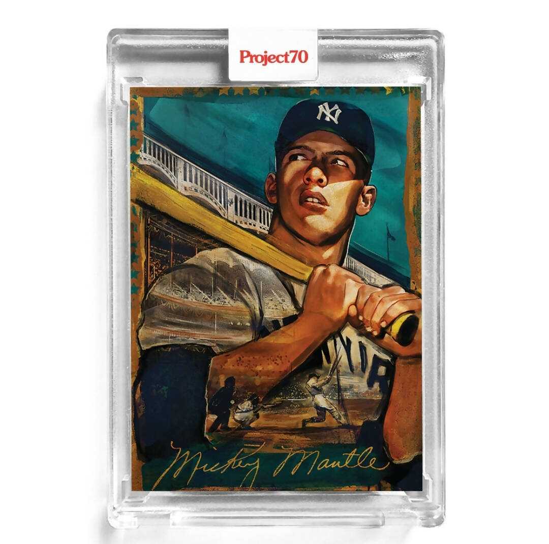 2021 Topps Project 70 Card #460 Mickey Mantle 1959 Matt Taylor Rainbow Foil /70 2021 Topps Project 70 Card #460 Mickey Mantle 1959 Matt Taylor Rainbow Foil /70