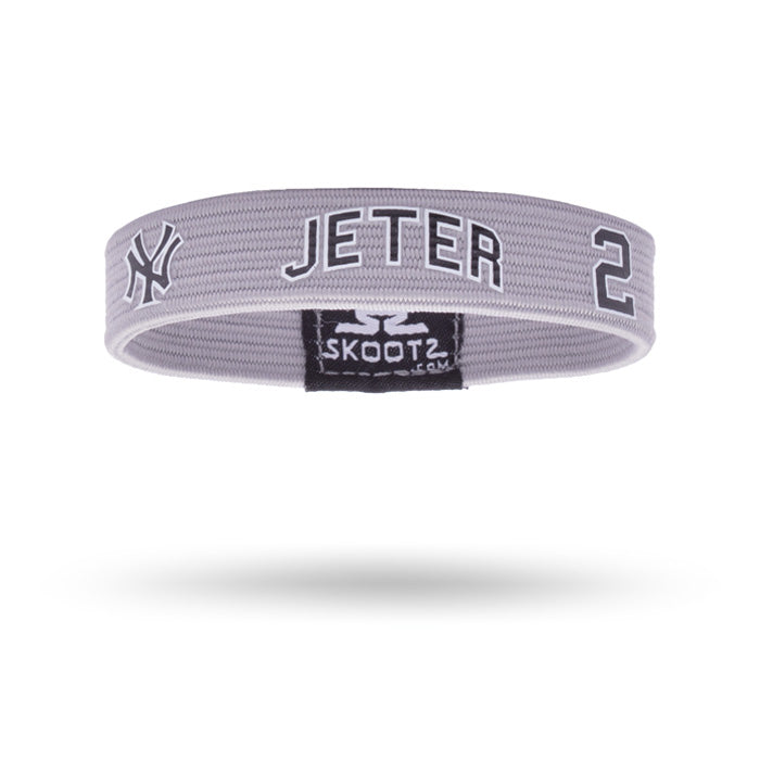 New York Yankees Derek Jeter MLB Wristbands (Gray)